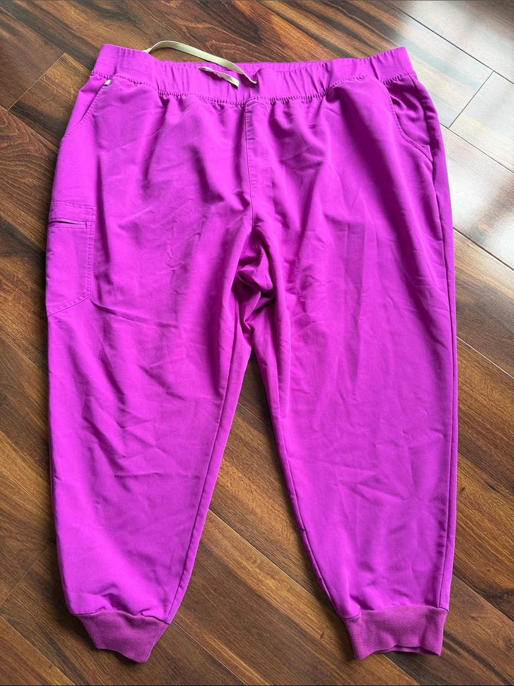 FIGS Zamora Joggers Zipper Side Pocket Magenta Womens 6XL